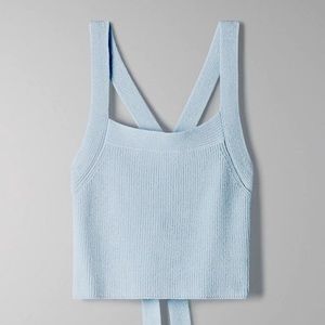 Aritzia Wilfred New Cayenne Top – Aura Blue